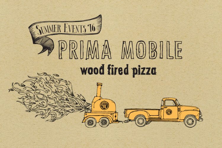 Mobile wood fired pizza